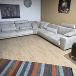 Loungebank, gebroken wit